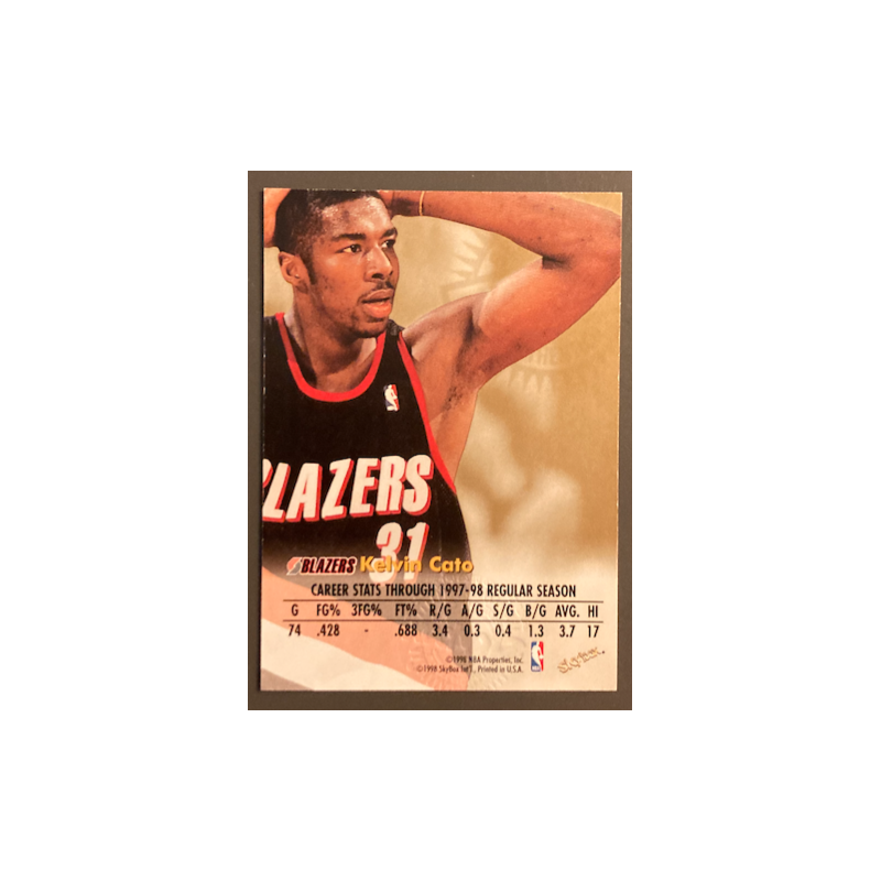 KELVIN CATO 1998-99 SKYBOX PREMIUM AUTO