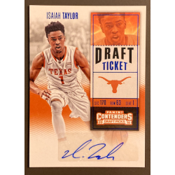 ISAIAH TAYLOR 2016-17 PANINI CONTENDERS DRAFT PICKS ROOKIE AUTO