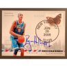 RYAN HOLLINS 2006-07 FLEER HOT PROSPECTS POSTMARKS AUTO 16/100
