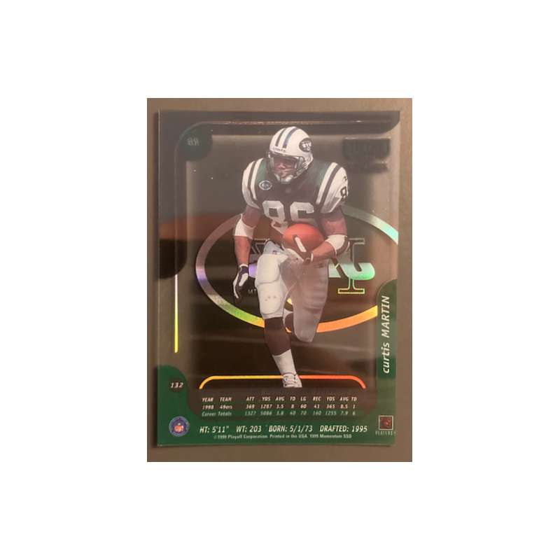 CURTIS MARTIN 1999 PLAYOFF MOMENTUM SSD - 132