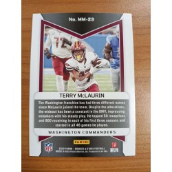 TERRY MCLAURIN 2022 PANINI ROOKIES AND STARS MAN IN MOTION