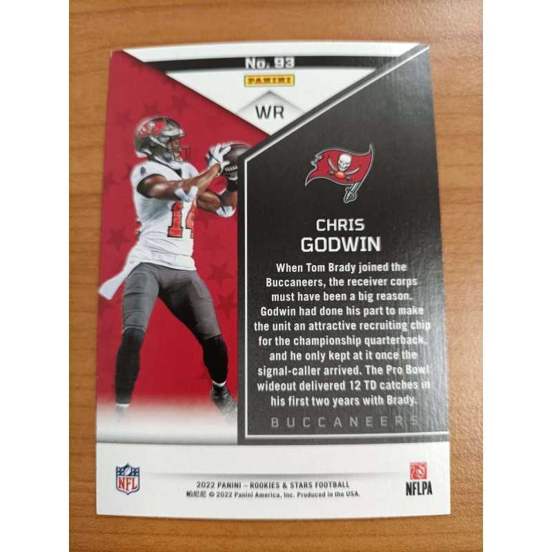 CHRIS GODWIN 2022 PANINI ROOKIES AND STARS RED