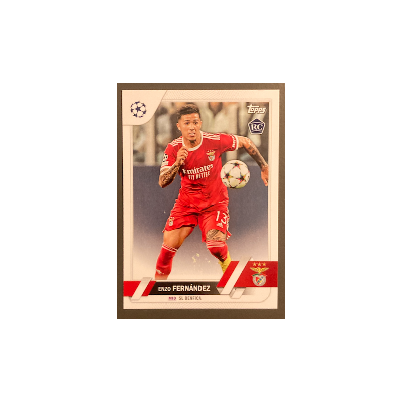 ENZO FERNANDEZ 2022-23 TOPPS UEFA COMPETITIONS ROOKIE