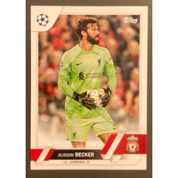 ALISSON BECKER 2022-23 TOPPS UEFA COMPETITIONS