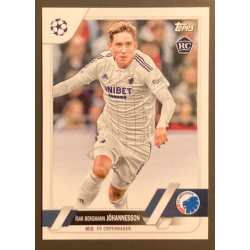 ISAK BERGMANN JOHANNESSON 2022-23 TOPPS UEFA COMPETITIONS ROOKIE
