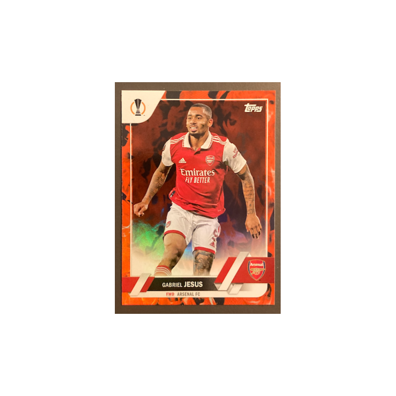 GABRIEL JESUS 2022-23 TOPPS UEFA COMPETITIONS INFERNO