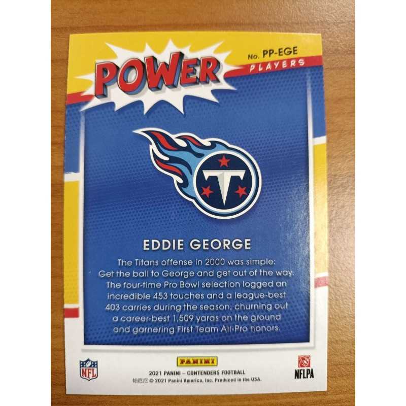 EDDIE GEORGE 2021 PANINI CONTENDERS POWER PLAYERS