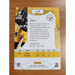 T.J WATT 2021 PANINI PLAYOFF GREEN