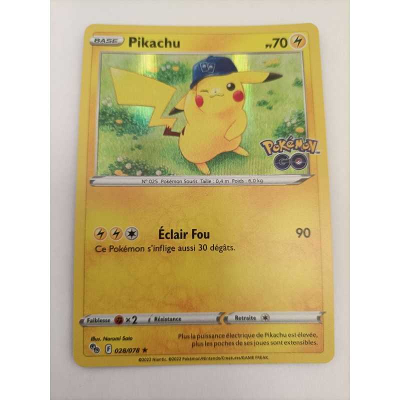 PIKACHU 2022 POKÉMON GO HOLO 028/078 FR