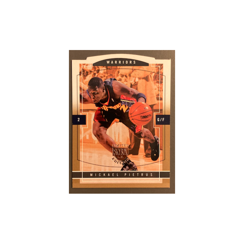 MICKAEL PIETRUS 2003-04 SKYBOX LIMITED EDITION GOLD PROOF 091/150