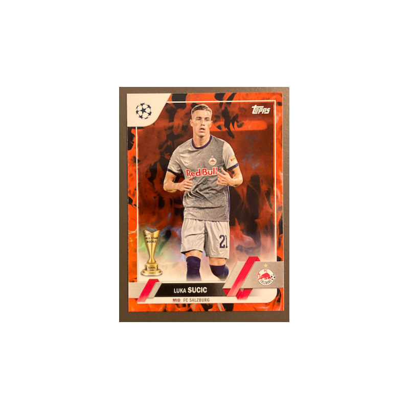LUKA SUCIC 2022-23 TOPPS UEFA COMPETITIONS INFERNO ALL-STAR ROOKIE