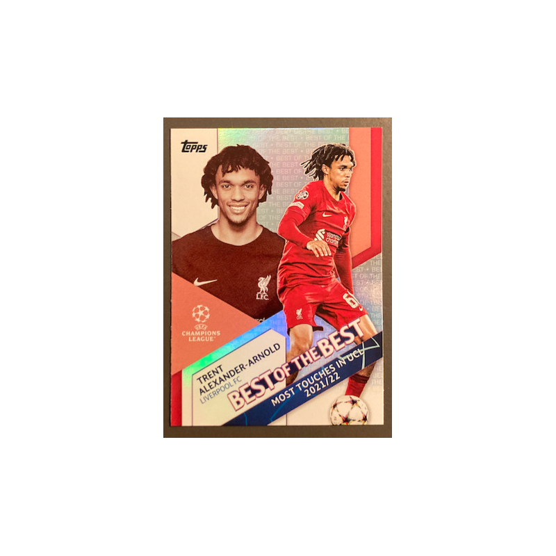 TRENT ALEXANDER-ARNOLD 2022-23 TOPPS UEFA COMPETITIONS BEST OF THE BEST