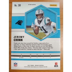 JEREMY CHINN 2021 PANINI MOSAIC REACTIVE BLEUE