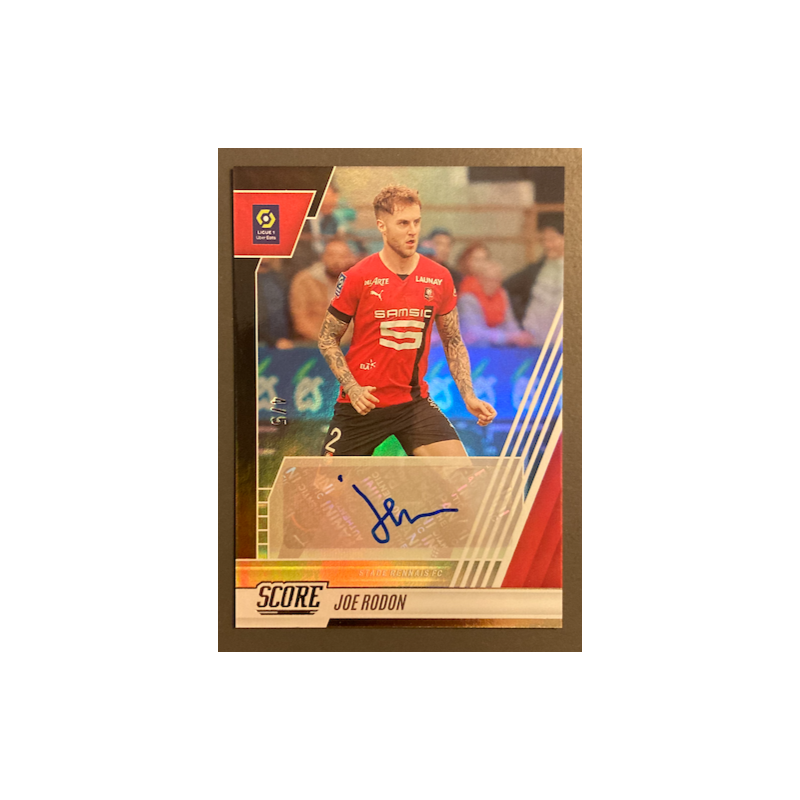 JOE RODON 2022-23 PANINI SCORE LIGUE 1 AUTO 4/5