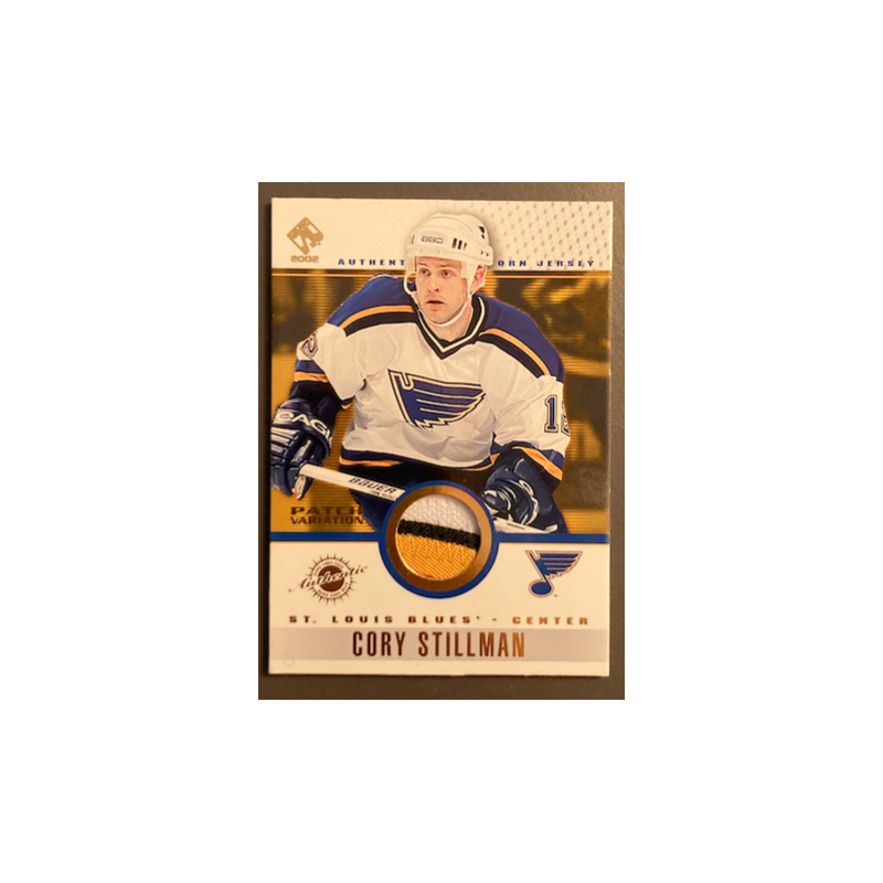 CORY STILLMAN 2001-02 PACIFIC PRIVATE STOCK PATCH VARIATION - 88