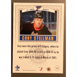 CORY STILLMAN 2001-02 PACIFIC PRIVATE STOCK PATCH VARIATION - 88