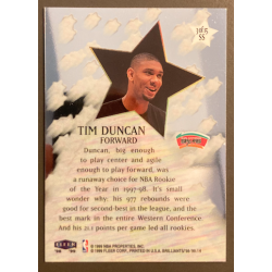 TIM DUNCAN 1998-99 FLEER BRILLIANTS SHINNING STARS