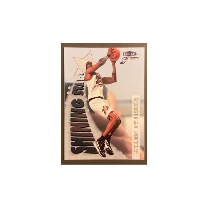 ALLEN IVERSON 1998-99 FLEER BRILLIANTS SHINNING STARS