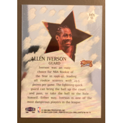 ALLEN IVERSON 1998-99 FLEER BRILLIANTS SHINNING STARS