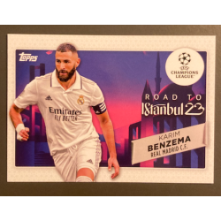 KARIM BENZEMA 2022-23 TOPPS UEFA COMPETITIONS ROAD TO ISTANBUL