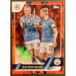 HAALAND BLUE MOON BALLERS 2022-23 TOPPS UEFA COMPETITIONS INFERNO