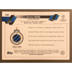 ANTONIO NUSA 2022-23 TOPPS UEFA COMPETITIONS AQUA ICY FOIL ROOKIE /399