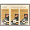 HAWKINS / KEMP / MCMILLAN 1996-97 COLLECTOR'S CHOICE MINI CARDS GOLD