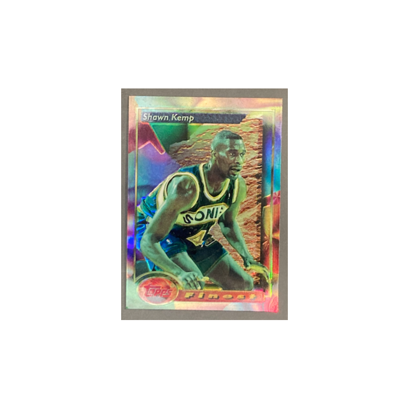 SHAWN KEMP 1993-94 TOPPS FINEST REFRACTOR (Misnumbered 136)