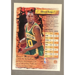 SHAWN KEMP 1993-94 TOPPS FINEST REFRACTOR (Misnumbered 136)