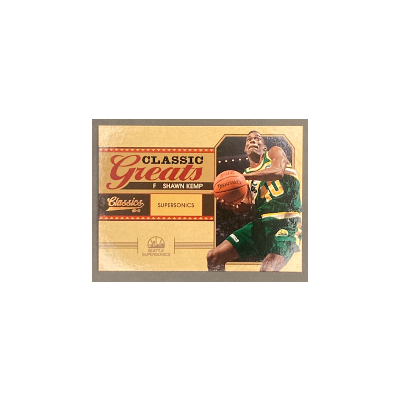 SHAWN KEMP 2010-11 PANINI CLASSICS CLASSIC GREATS
