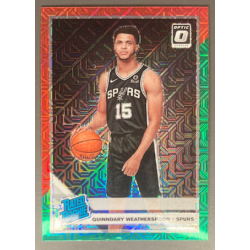 QUYINNDARY WEATHERSPOON 2019-20 DONRUSS OPTIC CHOICE RED & GREEN PRIZM RATED ROOKIE