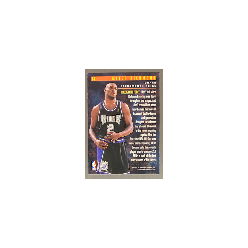 MITCH RICHMOND 1996-97 TOPPS STADIUM CLUB MEMBERS ONLY - 55