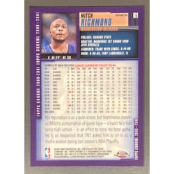 MITCH RICHMOND 2000-01 TOPPS CHROME REFRACTOR - 61