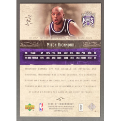 MITCH RICHMOND 2006-07 UD CHRONOLOGY 178/199