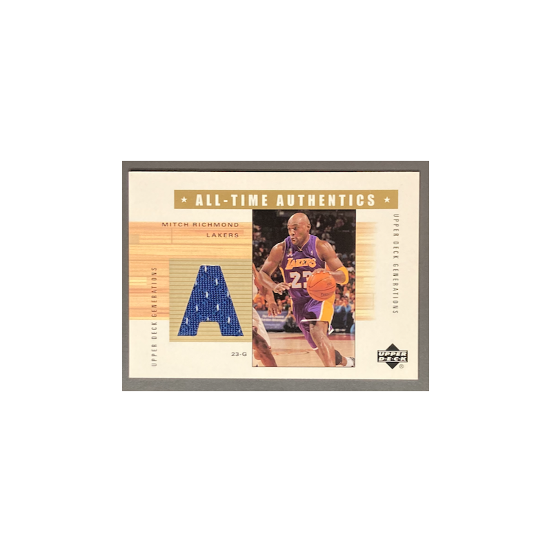 MITCH RICHMOND 2002-03 UPPER DECK GENERATIONS JERSEY - MRA