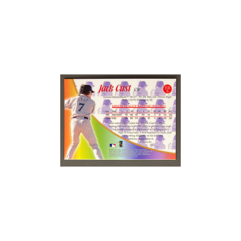 JACK CUST 2000 TOPPS GOLD LABEL END OF THE RAINBOW - ER6