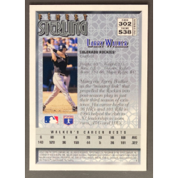 LARRY WALKER 1996 TOPPS FINEST STERLING UNCOMMON - S302