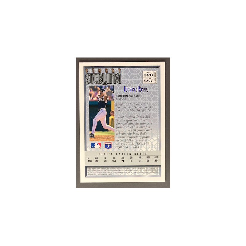 DEREK BELL 1996 TOPPS FINEST STERLING UNCOMMON - S328