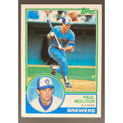PAUL MOLITOR 1983 TOPPS - 630 - EXMT CONDITION