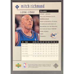 MITCH RICHMOND 1998-99 BLACK DIAMOND TRIPLE DIAMOND 1206/1500