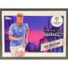 KEVIN DE BRUYNE 2022-23 TOPPS UEFA COMPETITIONS ROAD TO ISTANBUL