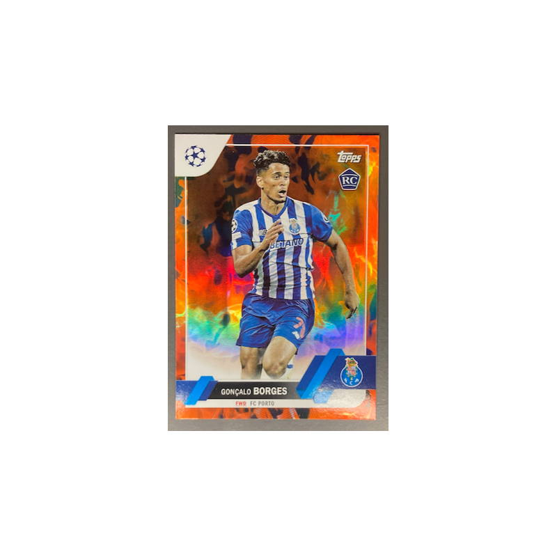 GONÇALO BORGES 2022-23 TOPPS UEFA COMPETITIONS INFERNO ROOKIE