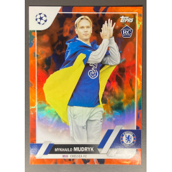 MYKHAILO MUDRYK 2022-23 TOPPS UEFA COMPETITIONS INFERNO ROOKIE