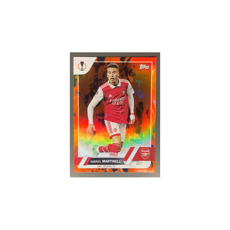 GABRIEL MARTINELLI 2022-23 TOPPS UEFA COMPETITIONS INFERNO