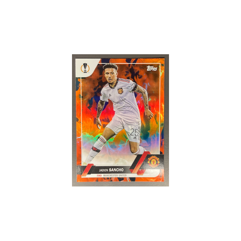 JADON SANCHO 2022-23 TOPPS UEFA COMPETITIONS INFERNO