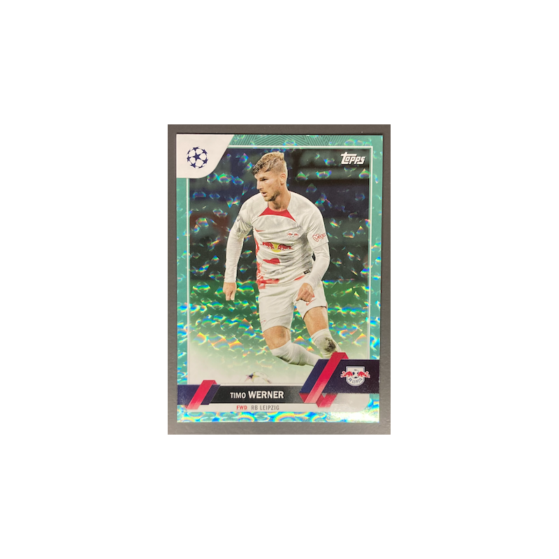 TIMO WERNER 2022-23 TOPPS UEFA COMPETITIONS ICY AQUA FOIL 266/399