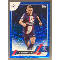 MARCO VERRATTI 2022-23 TOPPS UEFA COMPETITIONS ICY BLUE FOIL 22/99
