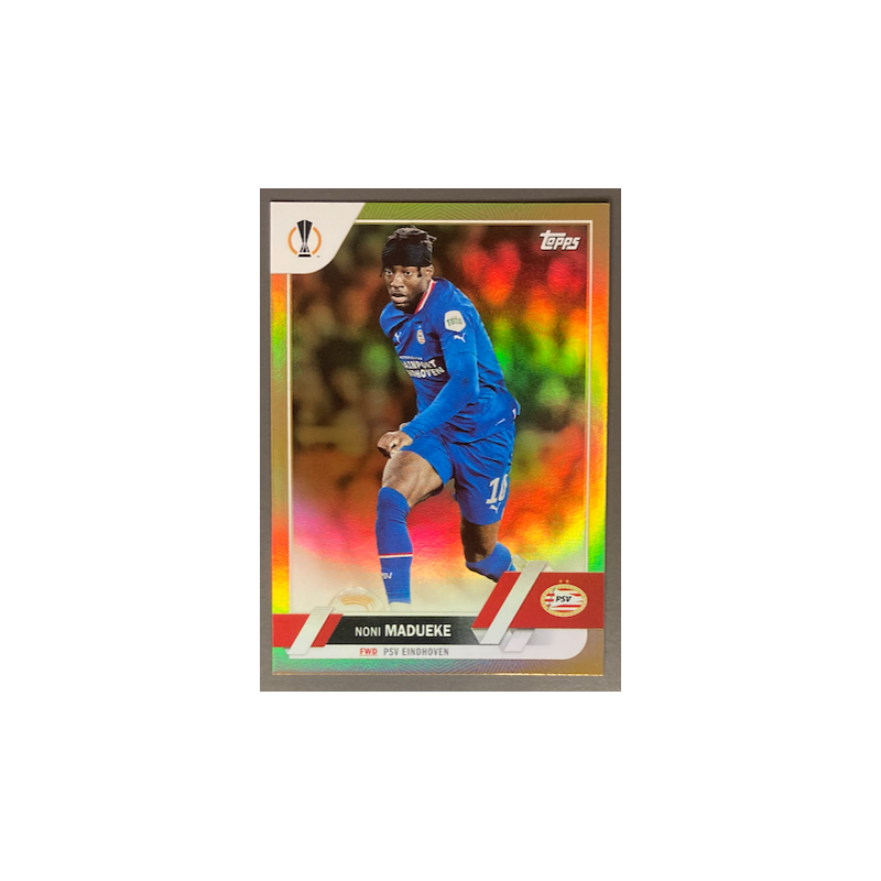 NONI MADUEKE 2022-23 TOPPS UEFA COMPETITIONS GOLD FOIL 28/50