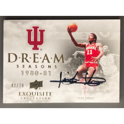 ISIAH THOMAS 2012-13 EXQUISITE COLLECTION DREAM SEASONS 1980-81 AUTO 42/70