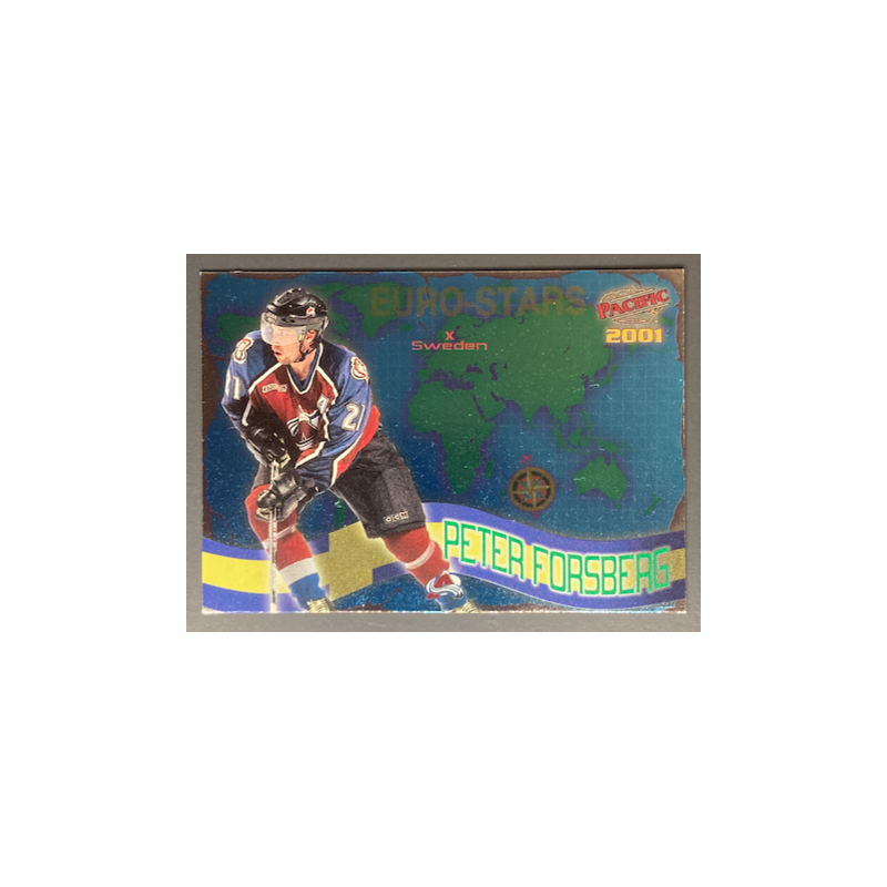 PETER FORSBERG 2000 PACIFIC EURO STARS 3